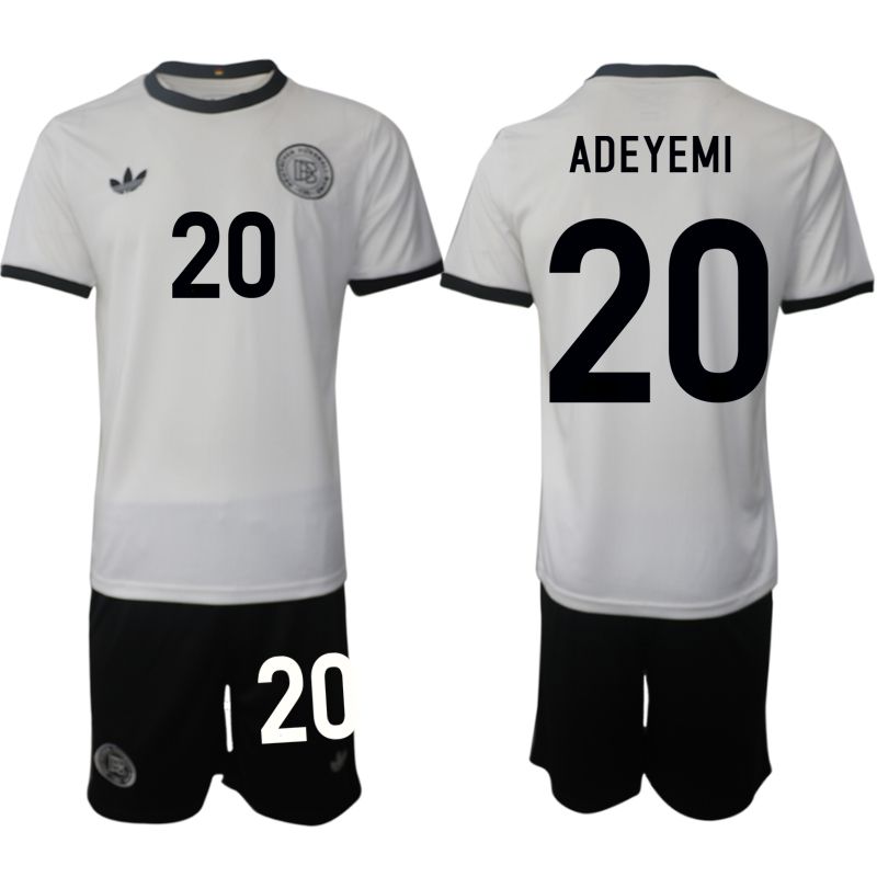 Men 2025-2026 Season Germany home white 20 Soccer Jersey